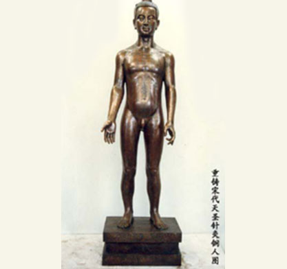 仿宋天圣針灸銅人 (真銅全銅、高170CM)